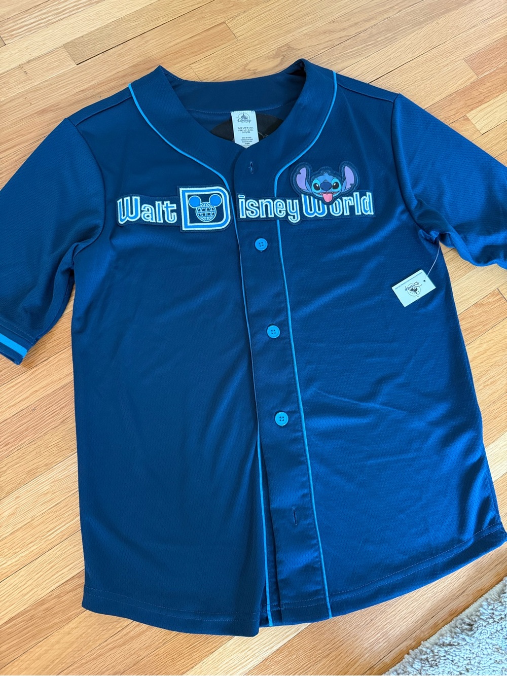 Walt Disney World Stitch Jersey Unisex Size Small NWT